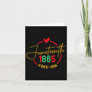 Cartão Juneteenth Celebrando 2024 Desde 1865 Celebre J