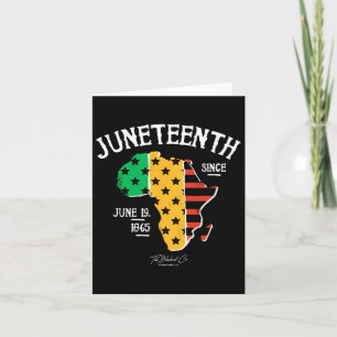 Cartão Juneteenth Desde 1865 Afro-Americano 