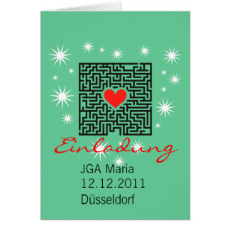 Cartão Junggesellenable Zubehört