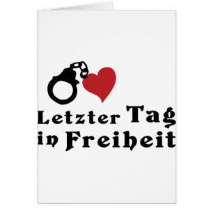 Cartão junggesellenabschied/hochzeit