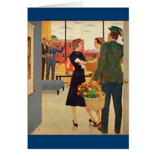 Cartão Juntando-se aos Cibulskis"