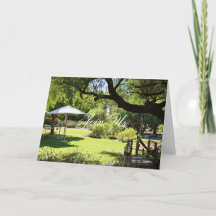 Cartão Junte-se ao Green Garden Venue Card
