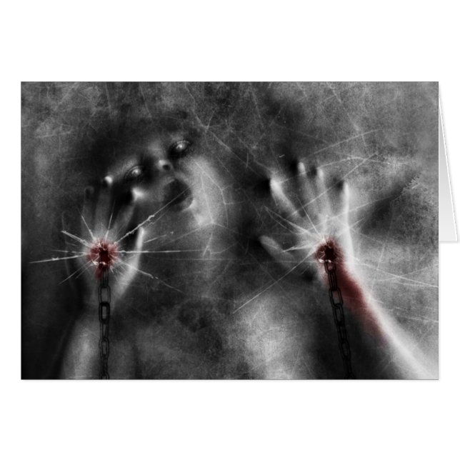 Cartão Junte-se me no inferno (Frente Horizontal)