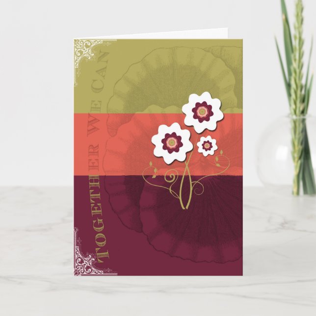 Cartão Junto nós podemos (Frente)