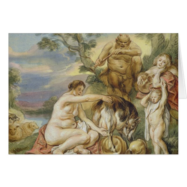 Cartão Jupiter como uma criança (Frente Horizontal)