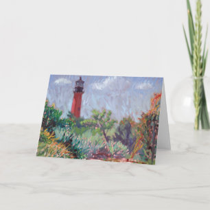 Cartão Jupiter Lighthouse note card