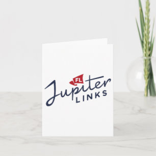 Cartão Jupiter Links Golf Club Logotipo Tgl Oficialmente