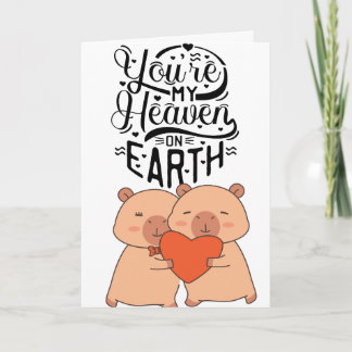 Cartão Just you and me together, Valentine's Card