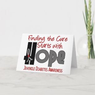 Cartão Juvenile Diabetes HOPE 4
