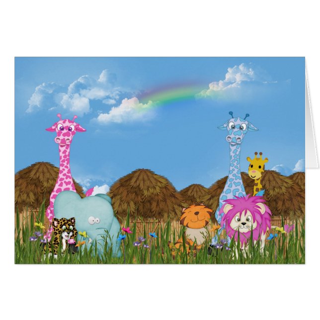 Cartão Juvenis Selva (Frente horizontal)