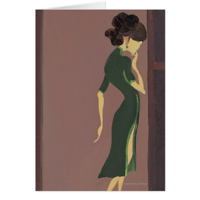 Cartão Juventude de florescência No.7 (Frente)