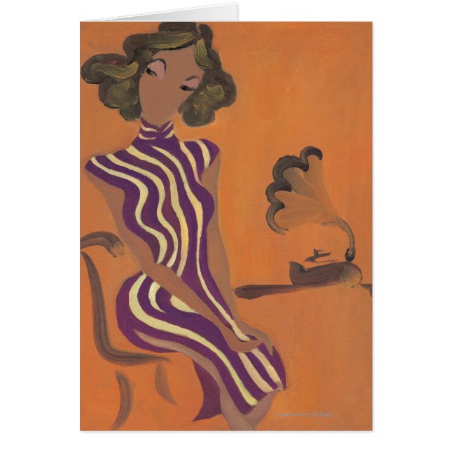 Cartão Juventude de florescência No.8 (Frente)