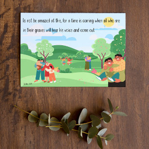 Cartão JW Simpatia JW Condolências John 5:28