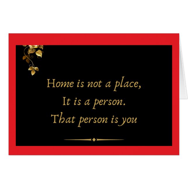 Cartão Kaart met tekst (Frente Horizontal)