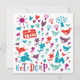 Cartão kaart verhuizen 'dorp'