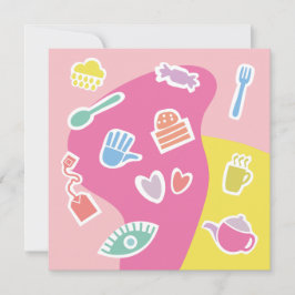 Cartão kaart verjaardag 'happy birthday'