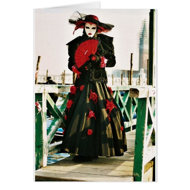 Cartão Kabuki Geisha Design (Frente)