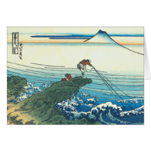 Cartão Kajikazawa na província de Kai