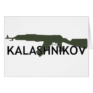 CARTÃO ** KALACHNIKOV **