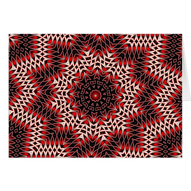 Cartão Kaleidoscope (Frente Horizontal)