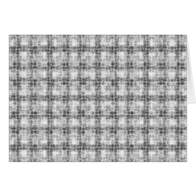 Cartão Kaleidoscópio Cinza (Frente Horizontal)