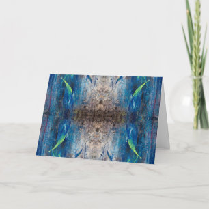 Cartão Kaleidoskopisch abstrakt bunt verspielt mandala