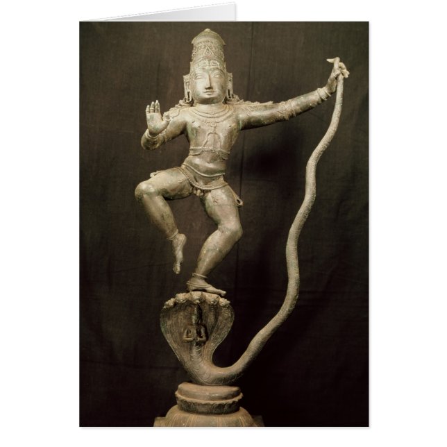 Cartão Kaliya Krishna (Frente)