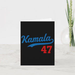 Cartão Kamala 47 Baseball Style Kamala Harris 2024