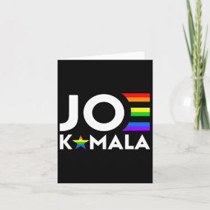 Cartão Kamala Biden Harris 2020 Lgbt Orgulho gay Flag Dem