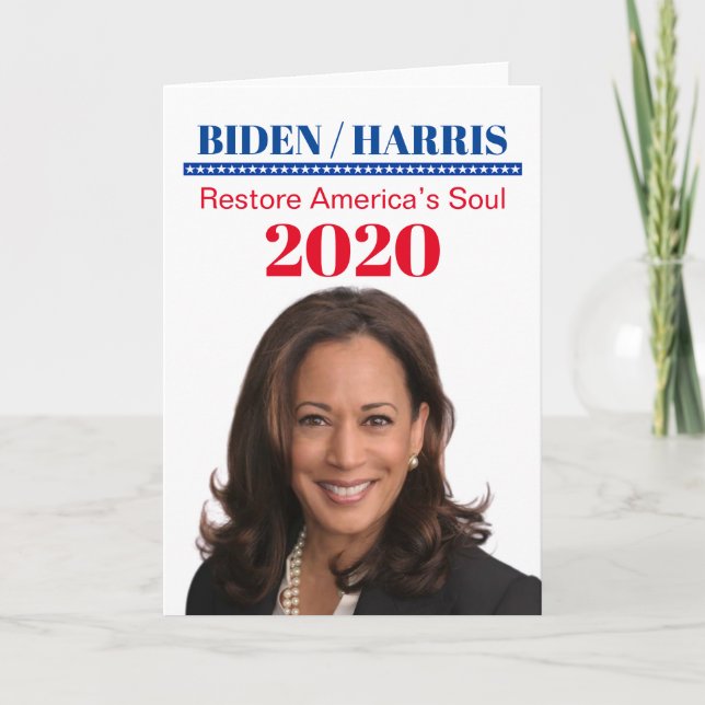 Cartão Kamala Harris (Frente)