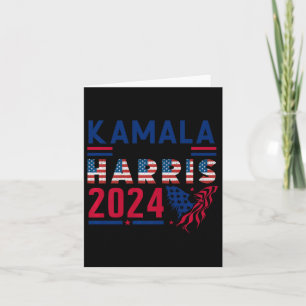 Cartão Kamala Harris 2024 Senhora Presidente Kamala 47 Us