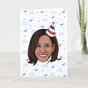 Cartão Kamala Harris Birthday