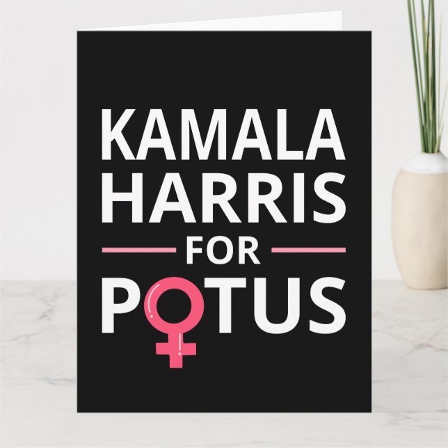 Cartão Kamala Harris para o POTUS I (Frente)