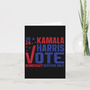 Cartão Kamala Harris Para Presidente Uma Nova Visão Para
