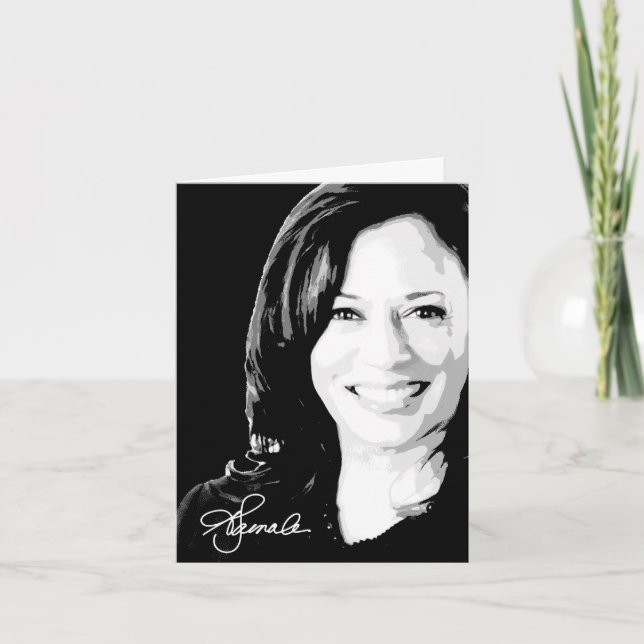 Cartão Kamala Harris Signature (Frente)