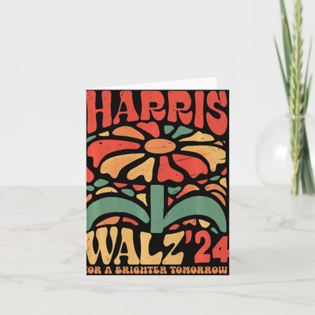 Cartão Kamala Harris Tim Walz Waltz (Frente)