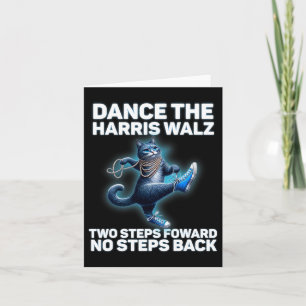 Cartão Kamala Harris Wheimer 2024 Waltz Dance 2 Etapas Pa