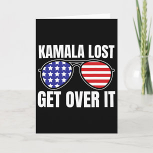 Cartão Kamala Perdeu Supere Isso Engraçado Trump Vitória 