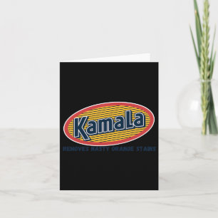 Cartão Kamala Remove Banhos De Laranja Desagradáveis Engr