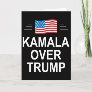 Cartão Kamala Sobre Trump Pró-trump 2024 Conservador Patr