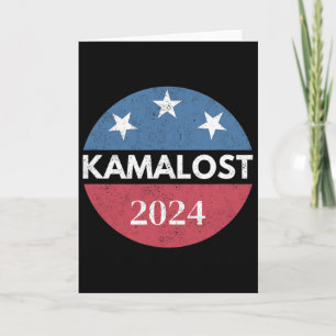 Cartão Kamalost Kamala Perdeu Eleição Trump Ganhou 47º Pr