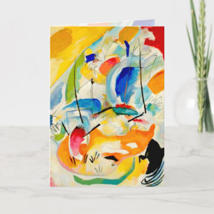 Cartão Kandinsky 1913/sea battle/pixdezines