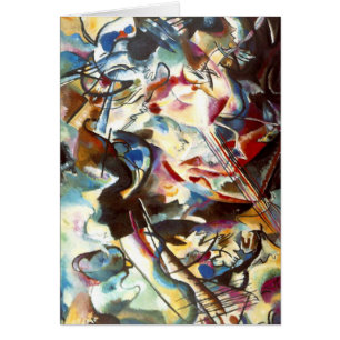 Cartão Kandinsky Abstrato Composição VI