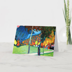 Cartão Kandinsky - Autumn Study in Oberau