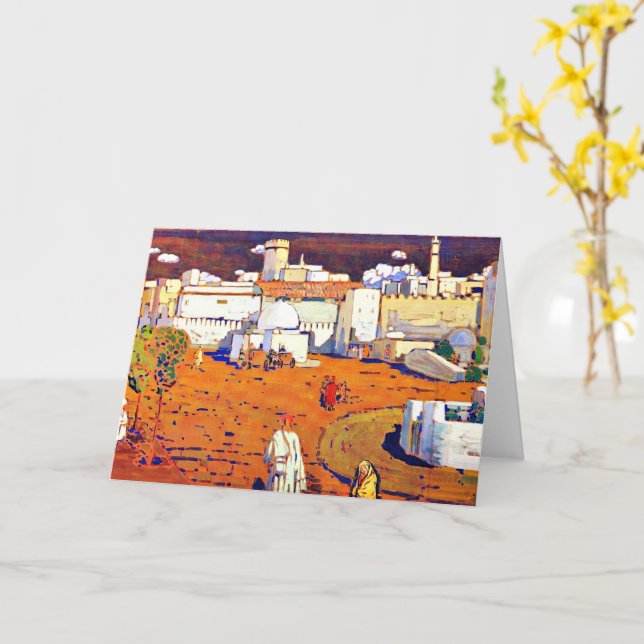 Cartão Kandinsky - Cidade Árabe (Flor Amarela)