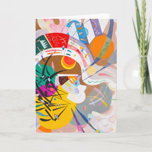 Cartão Kandinsky Dominant Curve Greeting Card