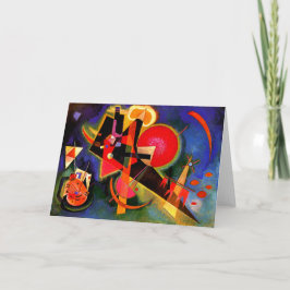 Cartão Kandinsky - Em Azul, famosa trabalho de arte