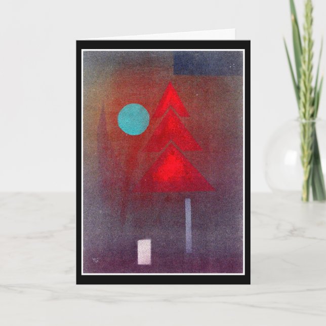 Cartão Kandinsky - Fast Versunken (Frente)