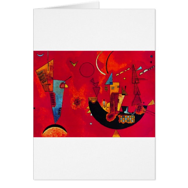 Cartão Kandinsky Mit und Gegen (Frente)