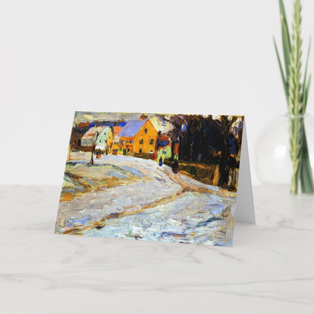 Cartão Kandinsky - Schwabing-Nikolaiplatz (Frente)